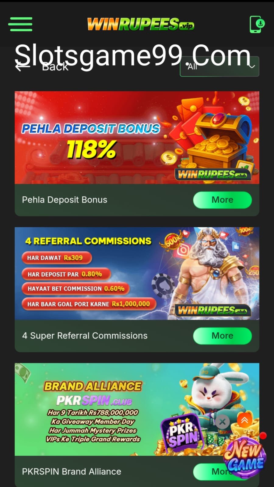 WIN RUPEES Game APK Download – Updated Android Version 2026 screenshot 2