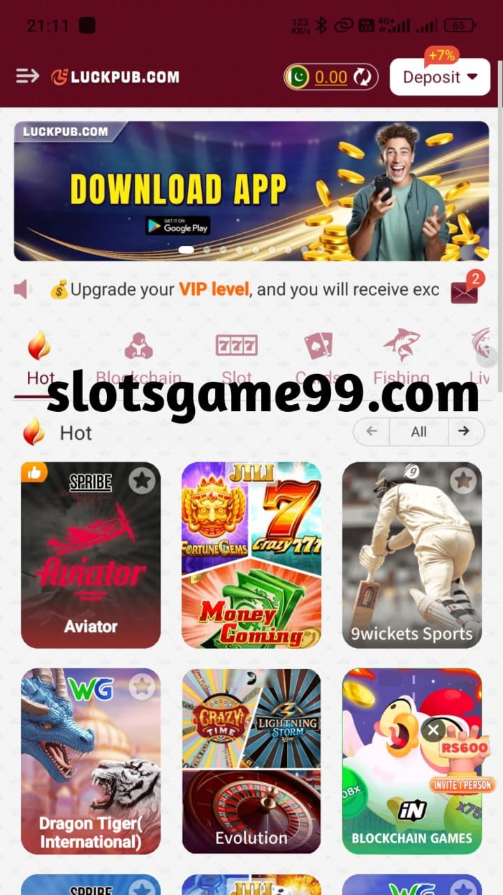 LuckPub APK Download in Pakistan – Get Free Bonus screenshot 1