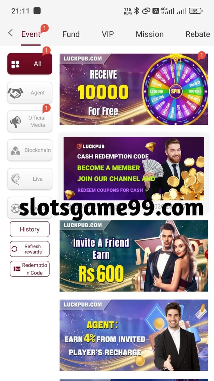 LuckPub APK Download in Pakistan – Get Free Bonus screenshot 3
