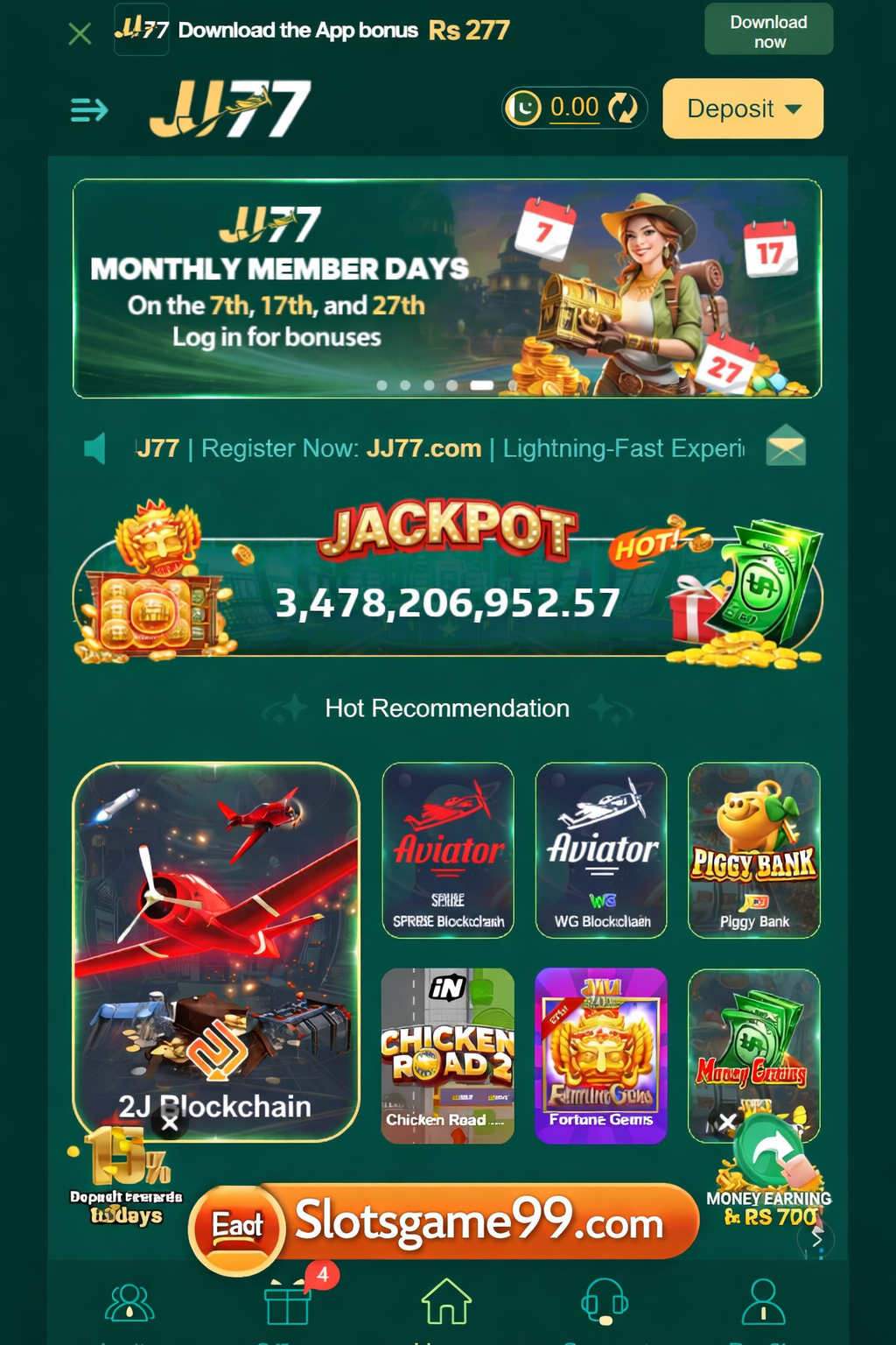 JJ77 Game – Slots APK for Android Download screenshot 3