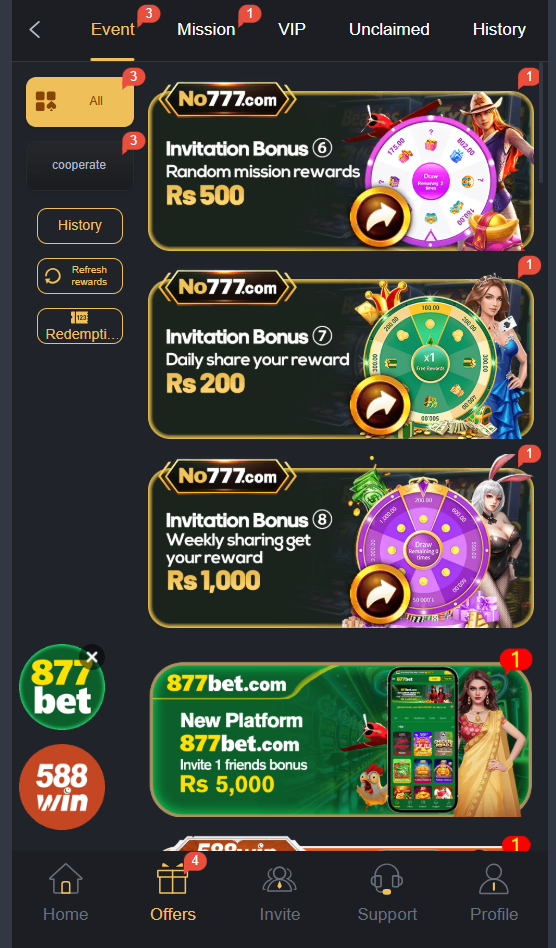 NO777 Game APK Pakistan – Free Download Android 2026 screenshot 1