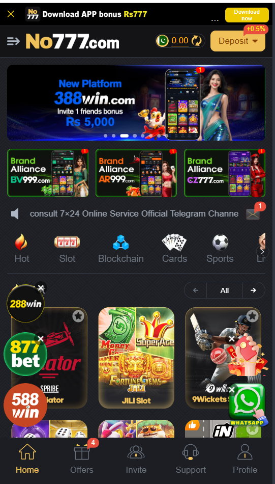 NO777 Game APK Pakistan – Free Download Android 2026 screenshot 2