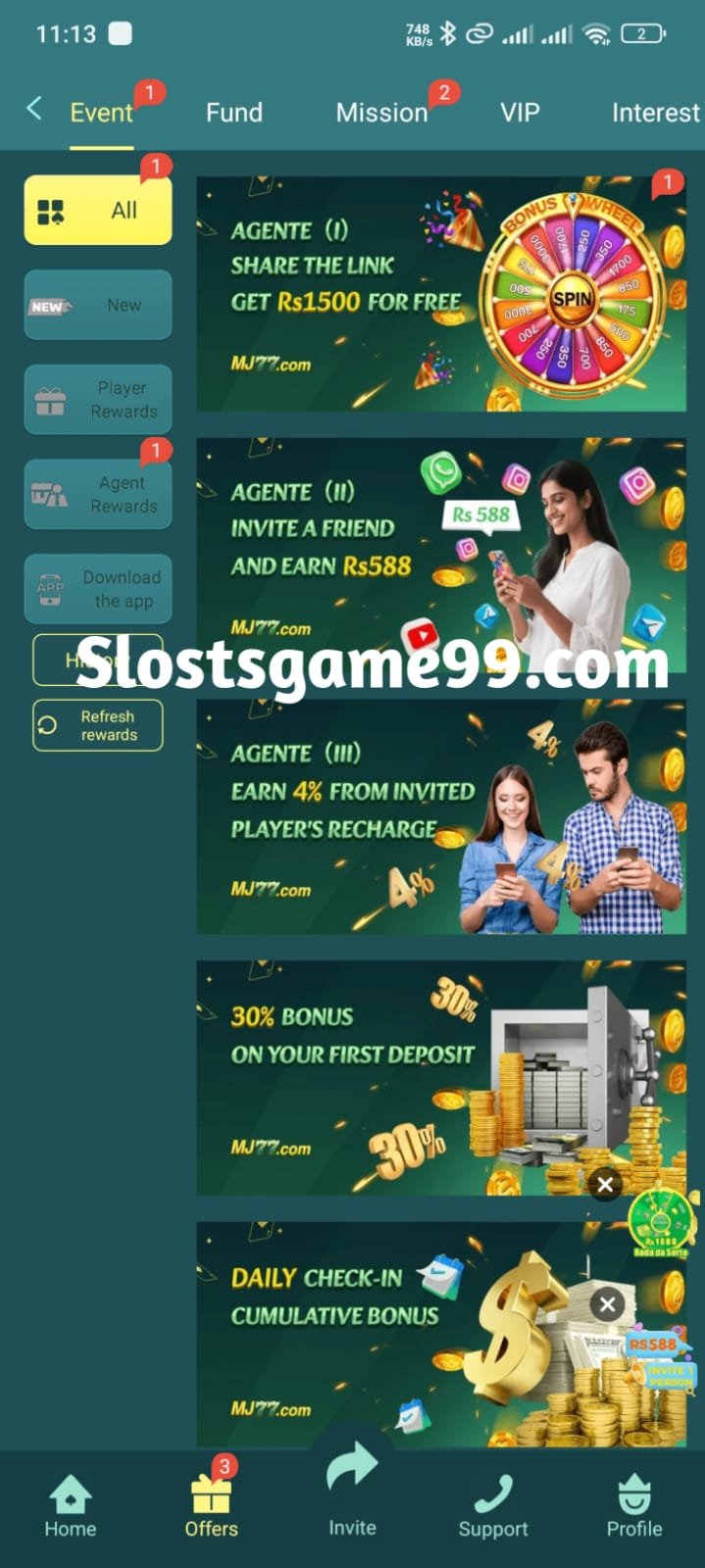 MJ77 Game APK Download (2026) – Earn in Pakistan screenshot 1