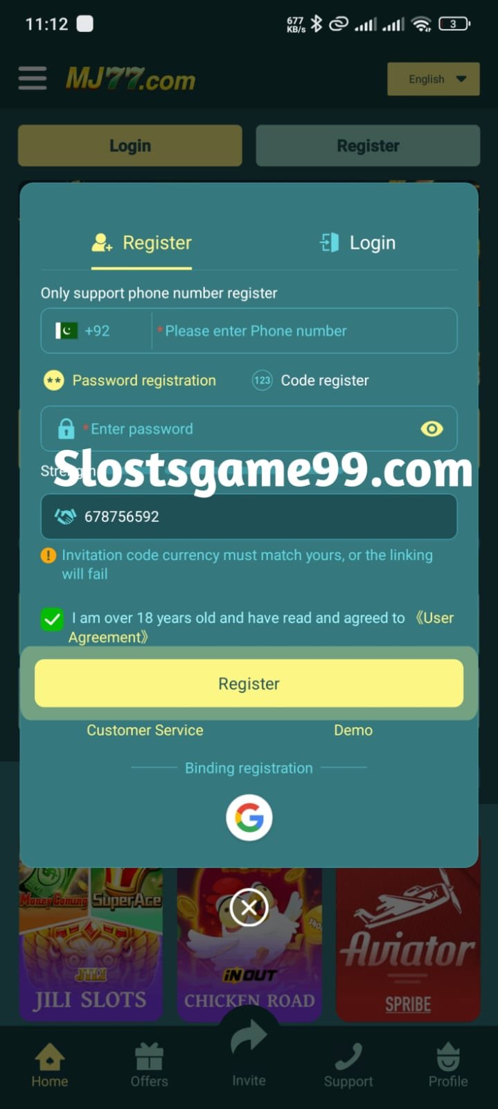 MJ77 Game APK Download (2026) – Earn in Pakistan screenshot 3