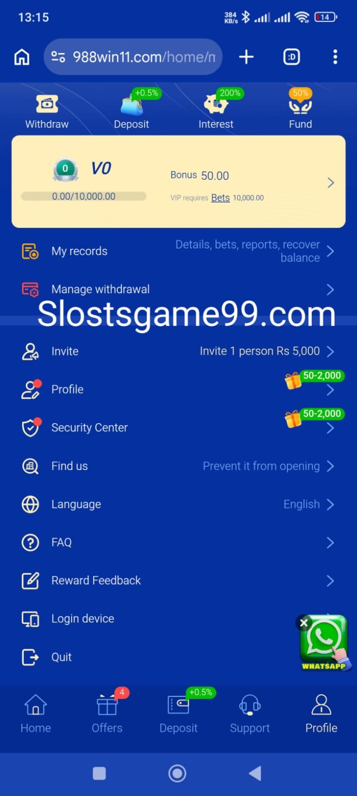 988 Win Game APK 2026 Review & Download Guide screenshot 1