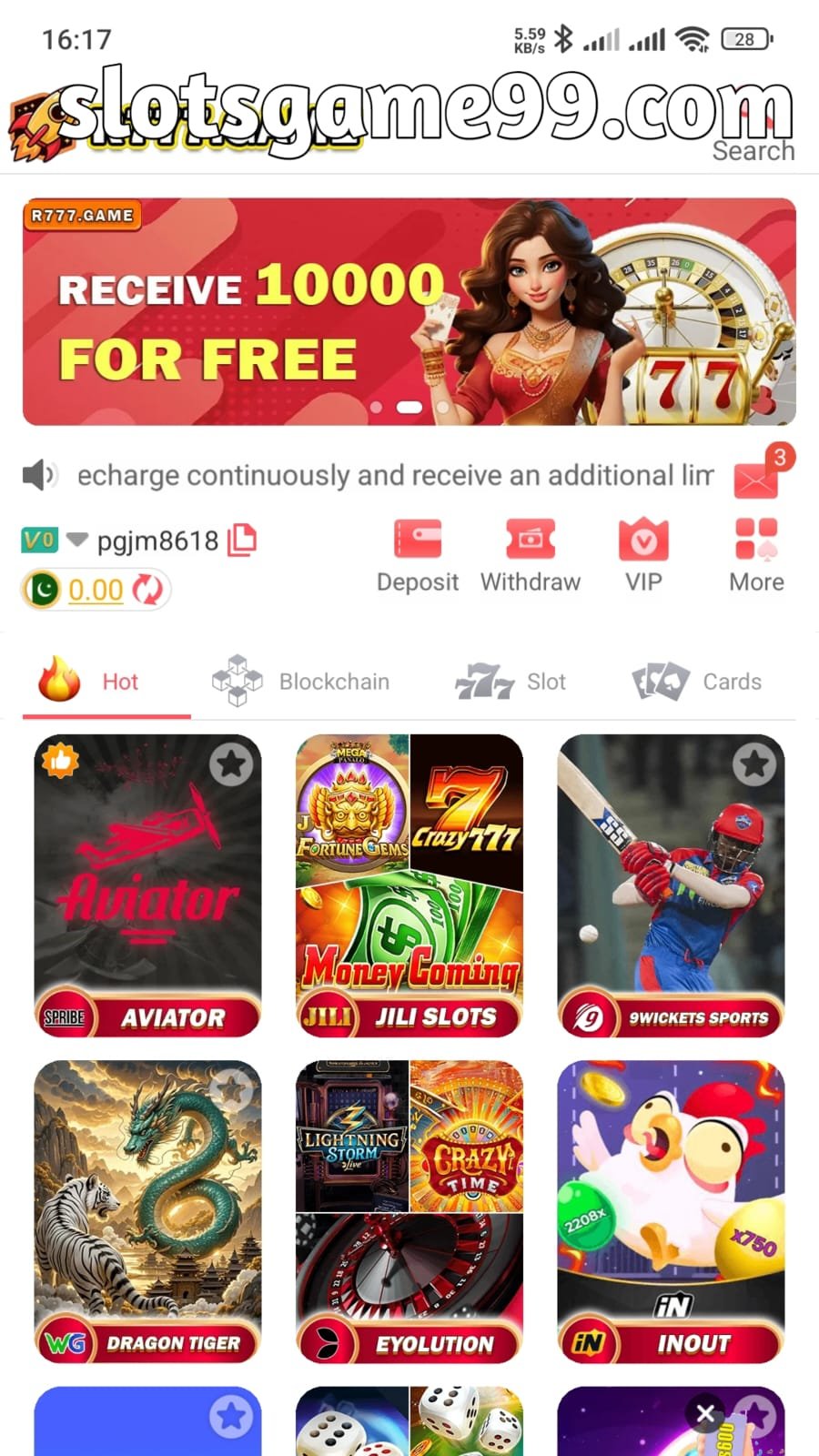 R777 Game APK for Android – Play, Win and Cash Out Easily screenshot 3