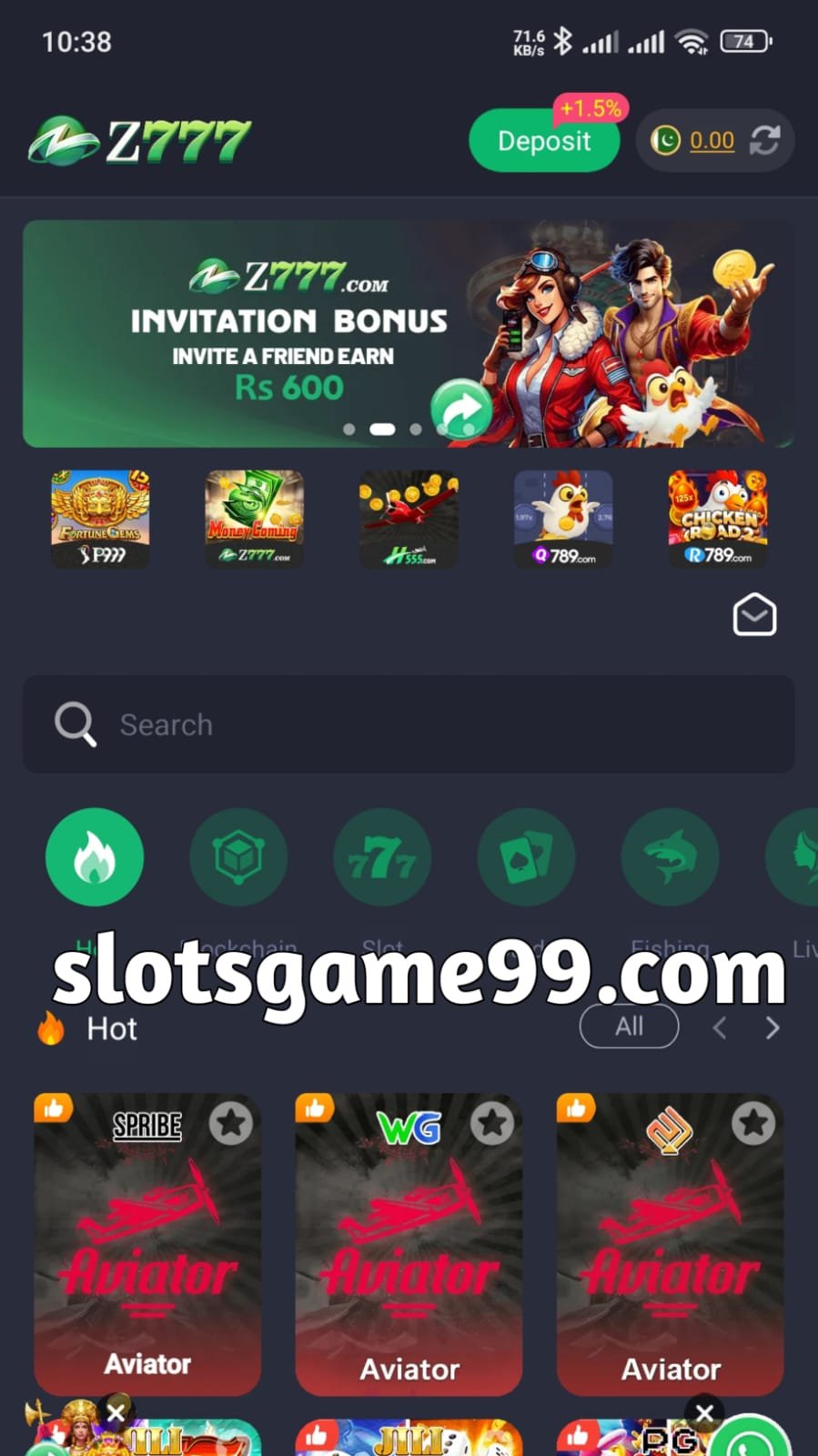 Z777 Game APK Download – Pakistan’s Top Gaming App 2026 screenshot 2