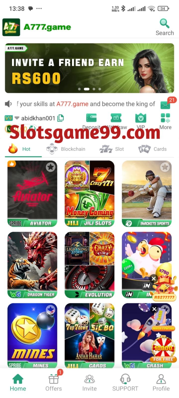 A777 Game APK – Play Smarter & Win Faster 2026 screenshot 3
